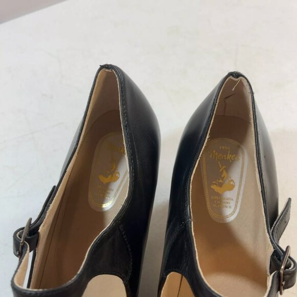 MENKES Black Leather Flamenco Shoes- Great Condition!! - Picture 6 of 6